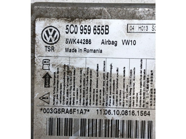 Блок подушек безопасности 5C0959655B, 5WK44286 Volkswagen Golf VI