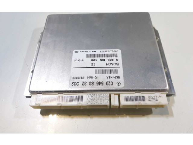 Блок управления АБС 0295458332, 0265109496   Mercedes-Benz A W168