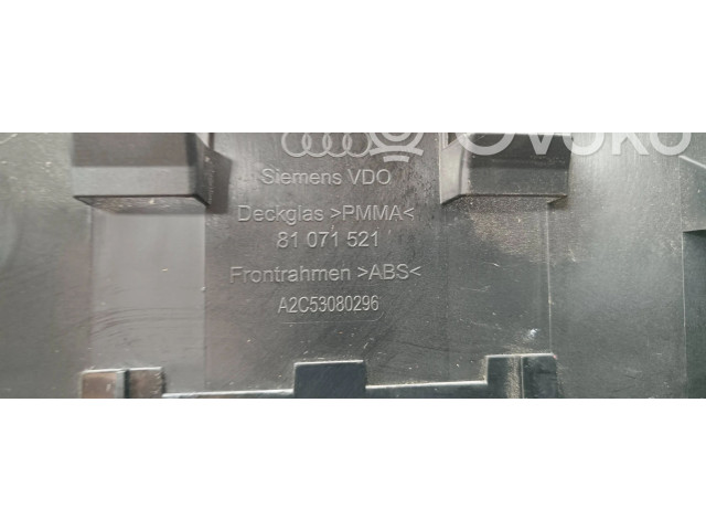 Панель приборов A2C53080296, 81071521   Audi A3 S3 8P       