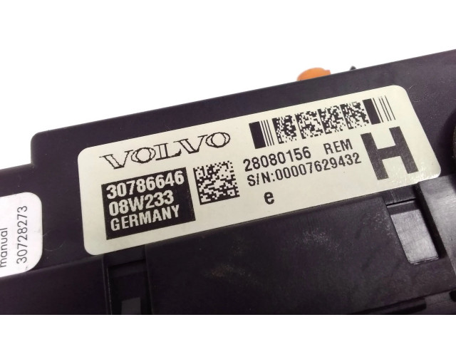Pojistková skříňka 30786646, 08W233 Volvo XC90 2009