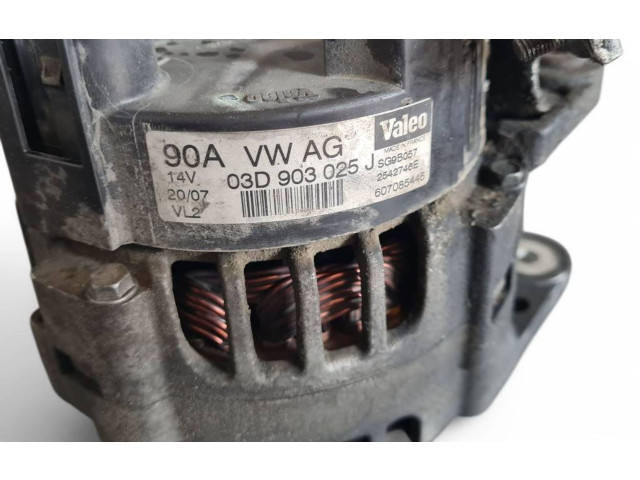 Турбина Генератор Skoda Fabia Mk2 (5J) 03D903025J, 607085440 для двигателя BZG