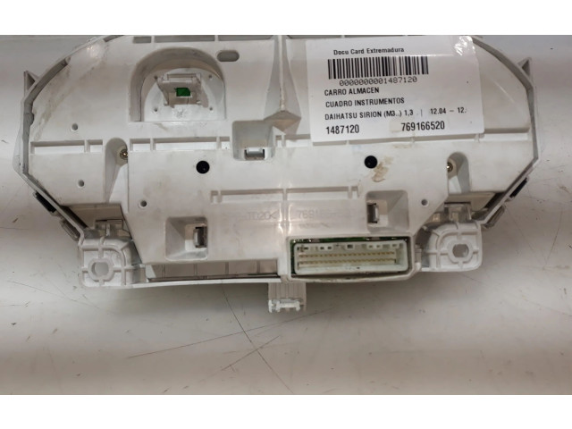 Панель приборов 769166520, 769166520   Daihatsu Sirion       