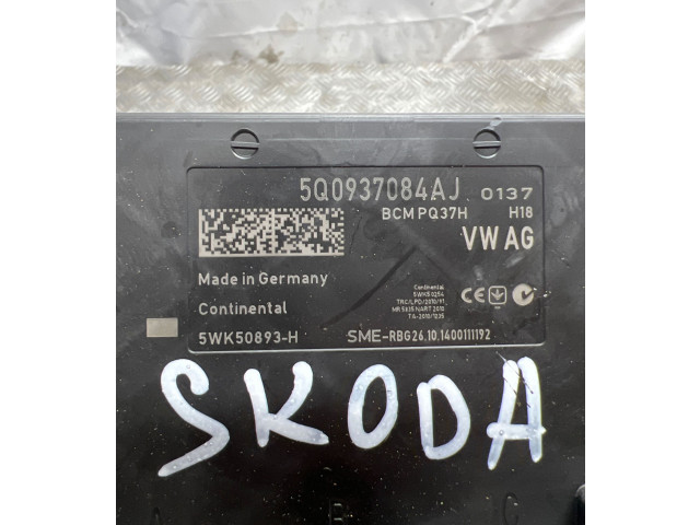Блок комфорта 5Q0937084AJ, 5WK50893H Skoda Octavia Mk3 (5E)