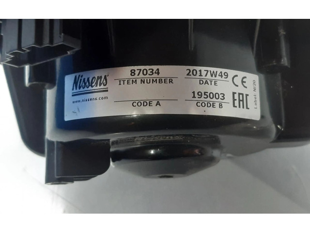 Вентилятор печки    2017W49   Volkswagen Jetta VI