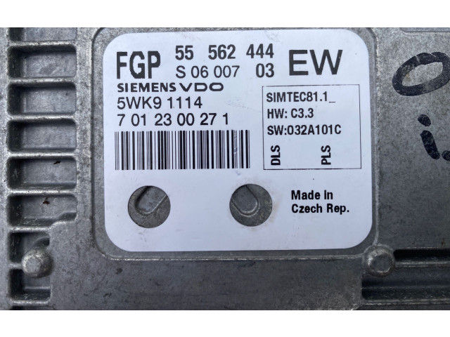 Řídící jednotka 55562444, 7012300271 Opel Zafira B 2005