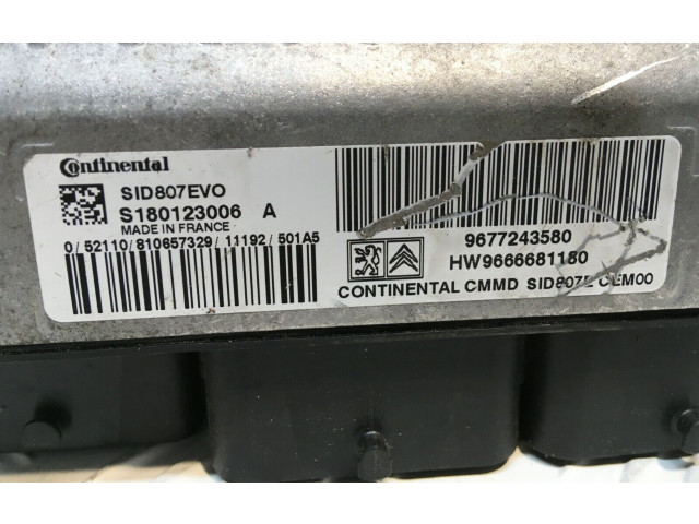 Řídící jednotka 9677243580, 9666681180 Peugeot 5008 2012