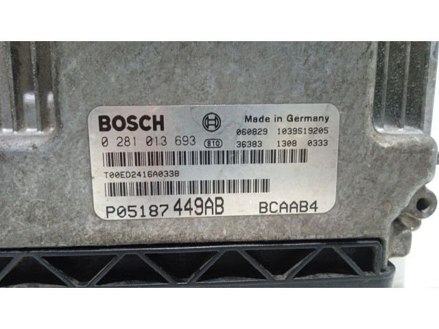 Řídící jednotka P05187449AB, 0281013693 Dodge Caliber 2007