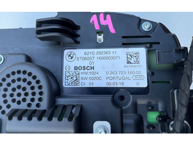 Přístrojová deska BMW 7 G11 G12 2018 8706057, 1600003071