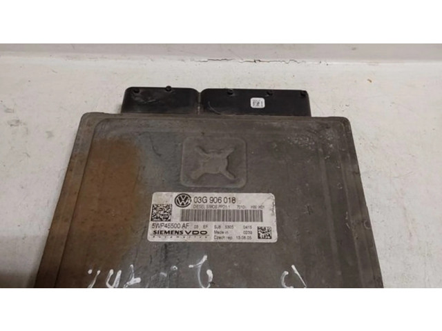 Блок управления двигателя 03G906018, 5WP45500AF   Volkswagen PASSAT B6