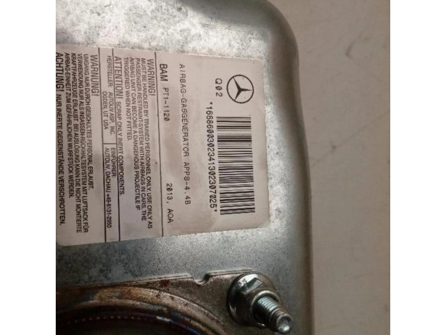 Подушка безопасности пассажира A1668600302, AS105   Mercedes-Benz ML W166