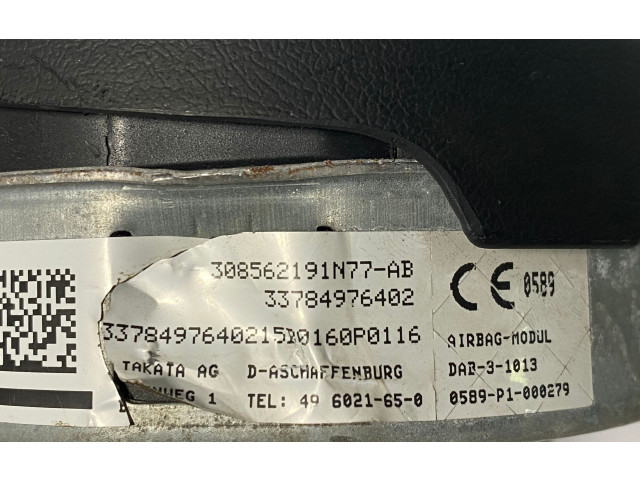 Подушка безопасности водителя 33784976402, 308562191N77AB BMW 5 F10 F11