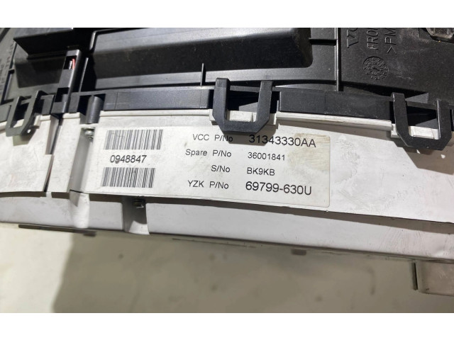 Панель приборов 31343330AA, 36001841   Volvo V70       