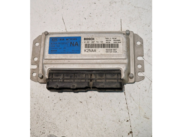 Блок управления двигателя 1038301097, 0261207731 KIA Spectra