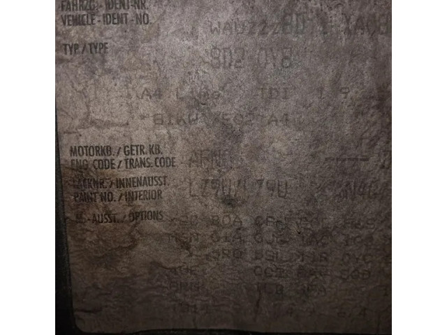 Блок управления коробкой передач 8D0927156BK, 0501210872 Audi A4 S4 B5 8D