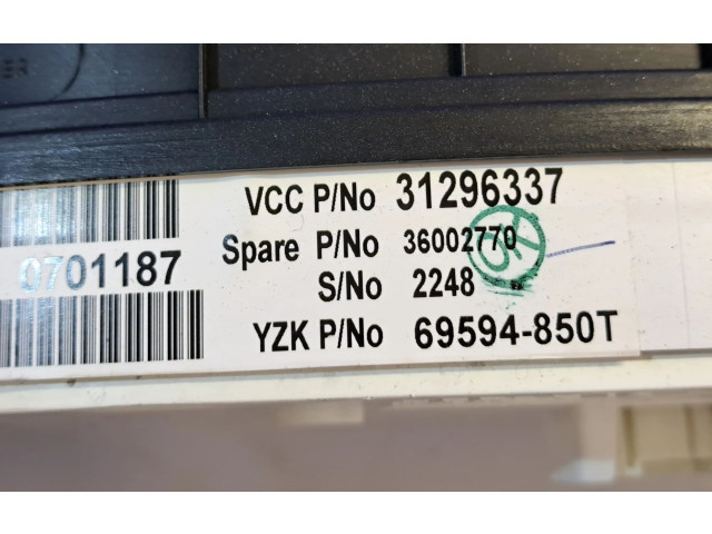 Панель приборов 31296337, 36002770   Volvo XC90       