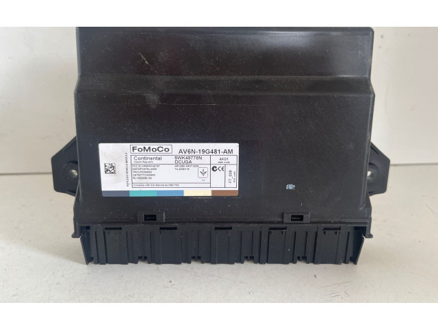 Блок комфорта AV6N19G481AM, 5WK49778N   Ford Kuga II   