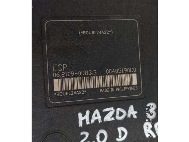 Блок АБС 06.2109-0983.3, 06.2109-0983.3 Mazda 3 II 2009 - 2013 года