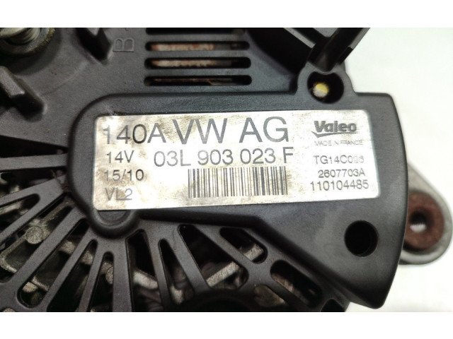 Генератор 03L903023F Volkswagen Golf VI