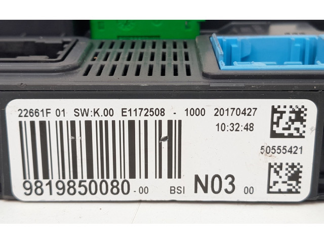 Блок предохранителей 9819850080, 185593   Peugeot 2008 I    