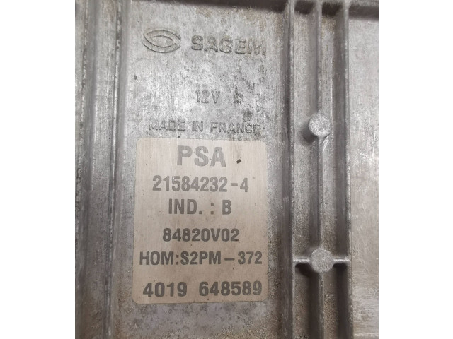 Řídící jednotka 9642222380, S2PM372   Citroen Berlingo 2006