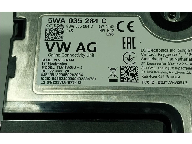 Блок управления 5WA035284C, 5WA035284   Cupra Leon