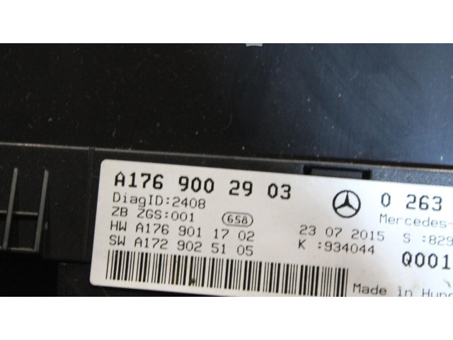 Панель приборов A1769002903, A1729025105 Mercedes-Benz A W176