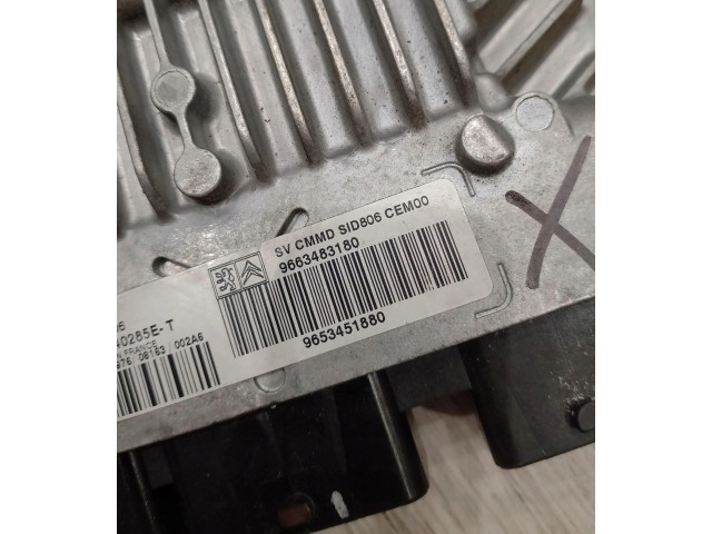 Блок управления двигателем ECU 5WS40285E-T Citroen C2