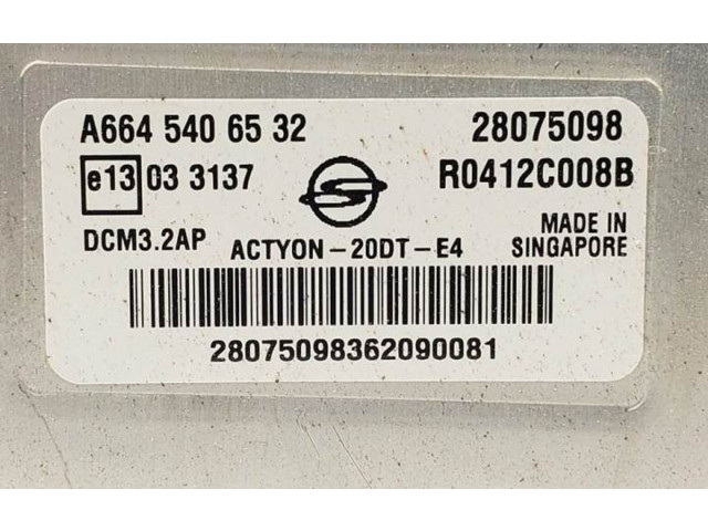 Блок управления двигателя R0412C008B SsangYong Actyon