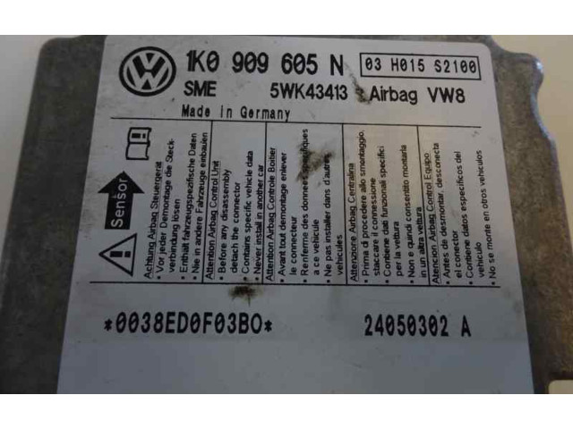 Блок подушек безопасности 1K0909605N Volkswagen Jetta V