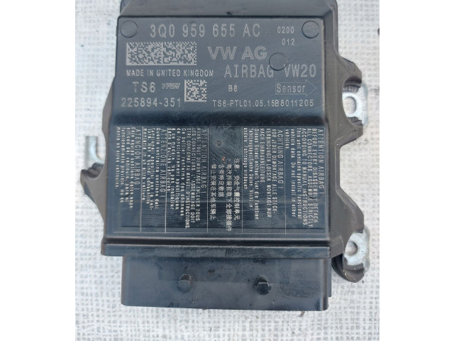 Блок подушек безопасности 3Q0959655AC, 3Q0959655AC Skoda Octavia Mk3 (5E)