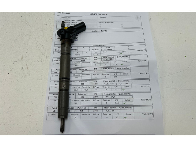 Форсунка 0445117029 Audi A7 S7 4G CGQB