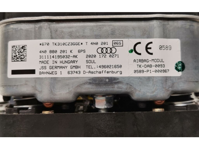 Подушка безопасности водителя 4N0880201K Audi e-tron