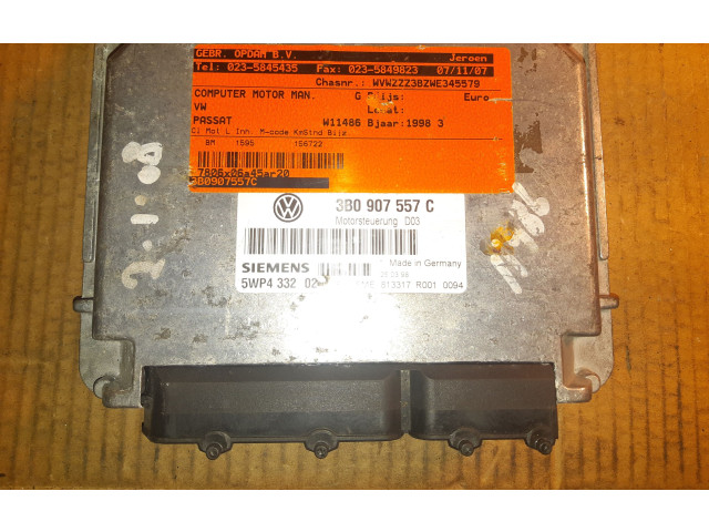 Блок управления двигателя 3B0907557C, D03   Volkswagen PASSAT B5