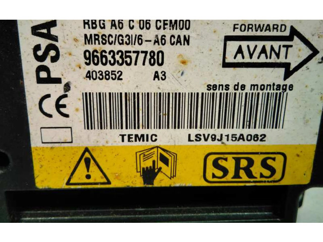 Блок подушек безопасности 9663357780, 48803   Citroen C2
