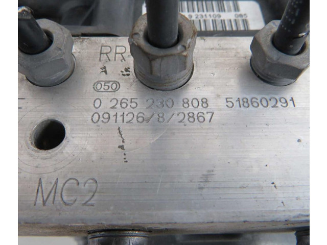 Блок управления АБС 0265230808, 51860291   Fiat Punto Evo