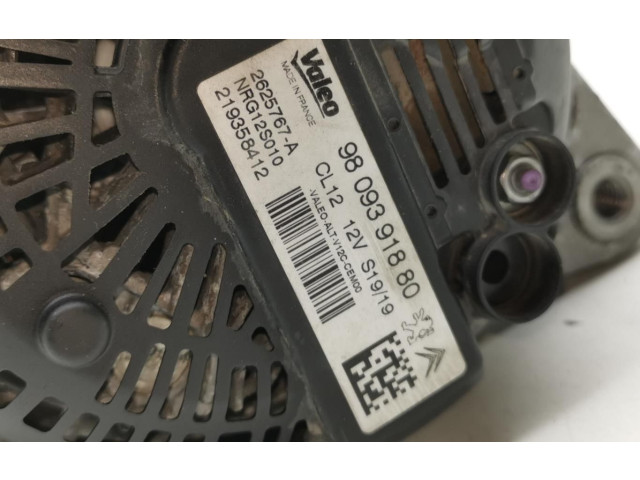 Генератор 9809391880   Peugeot 2008 I      