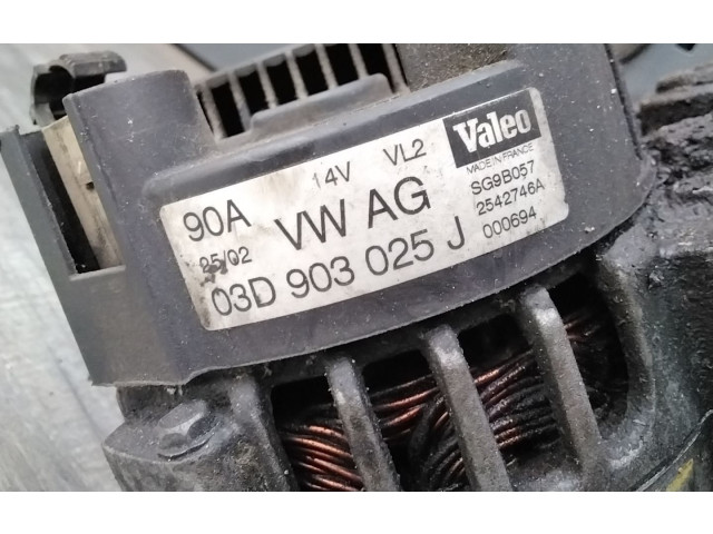 Генератор 03D903025EV   Volkswagen Polo      