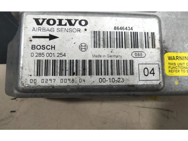 Блок подушек безопасности 0285001254, CENTRALITAAIRBAG   Volvo S80