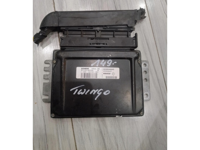 Блок управления двигателем Блок управления 8200044443 Renault Twingo I