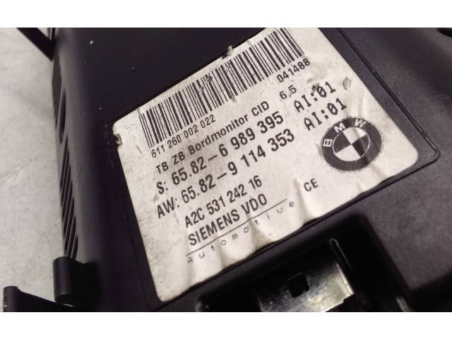 Дисплей 6989395, 9114353 BMW 5 E60 E61