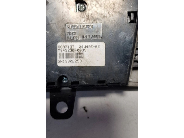 Блок управления климат-контролем 8697137, 04W49E02   Volvo XC90