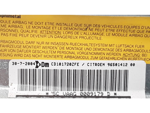 Подушка безопасности пассажира 9650141200, 96501412 Citroen C5