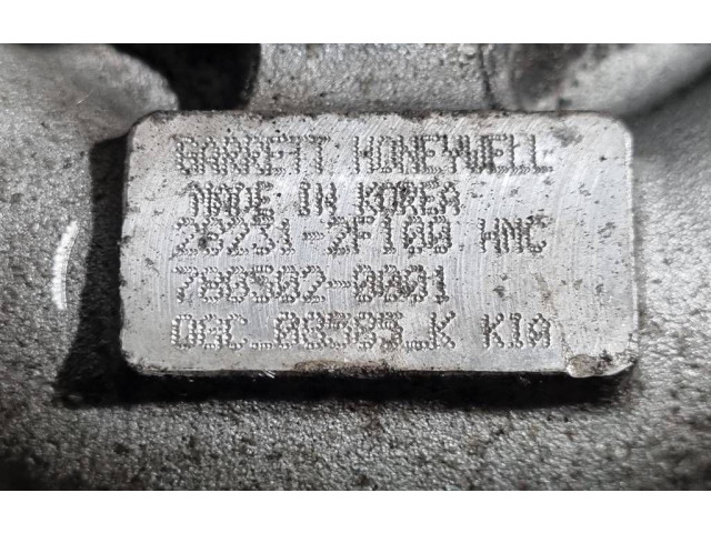  Турбина KIA Sorento  282312F100, 7805020001   для двигателя D4HB      