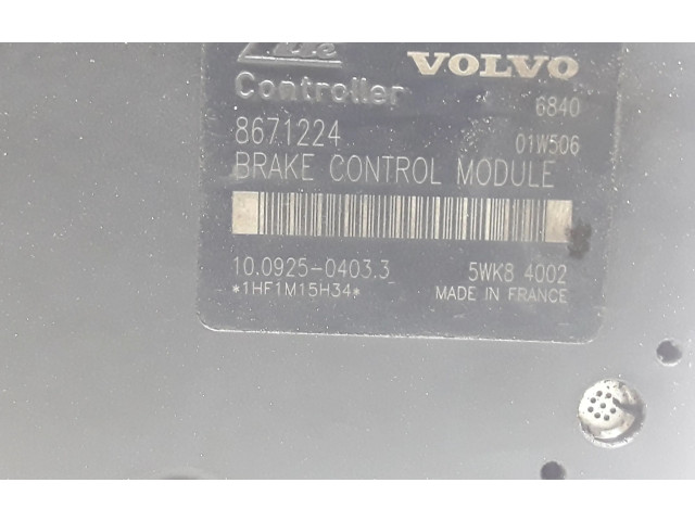 Блок АБС P08671225, 8671224   Volvo  V70  2000 - 2004 года