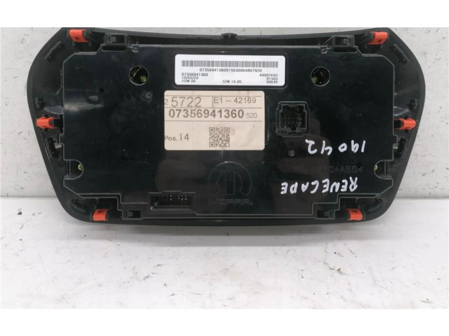 Блок управления климат-контролем 07356941360, 0070010   Jeep Renegade