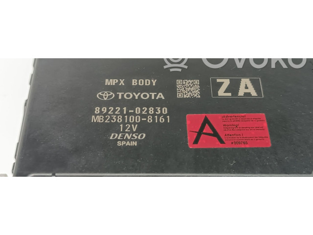 Pojistková skříňka Řídící jednotka BSM 8922102830 Toyota Corolla E160 E170 2020