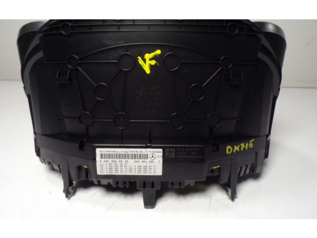 Přístrojová deska Mercedes-Benz GLC X253 C253 2017 A2059006633, A2059006633