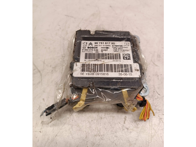 Блок подушек безопасности 9675181780, 0285010830 Peugeot 3008 I