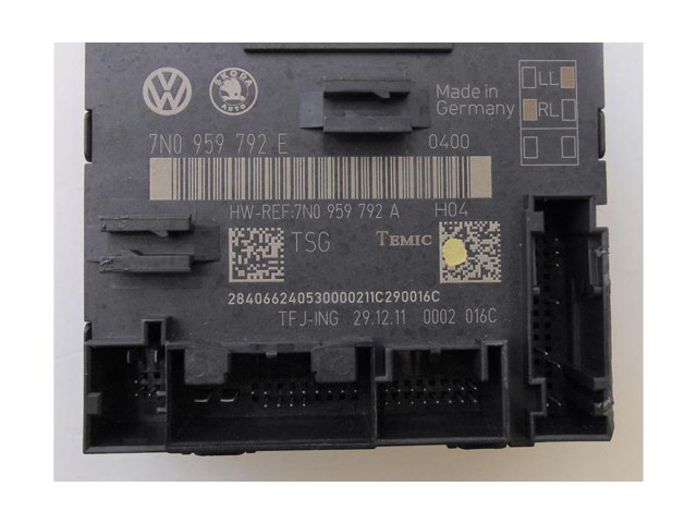 Блок управления 7N0959792E Skoda Yeti (5L)