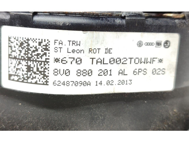 Подушка безопасности водителя 8V0880201AL   Audi A3 S3 8V